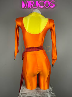 Anime Cat's Eye Cosplay Costume Spandex Full Bodysuit Jumpsuit-8