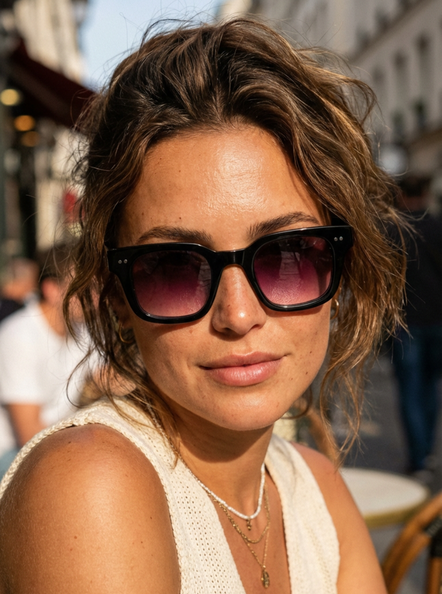 Boléro Verdene — Bold Square Sunglasses-18