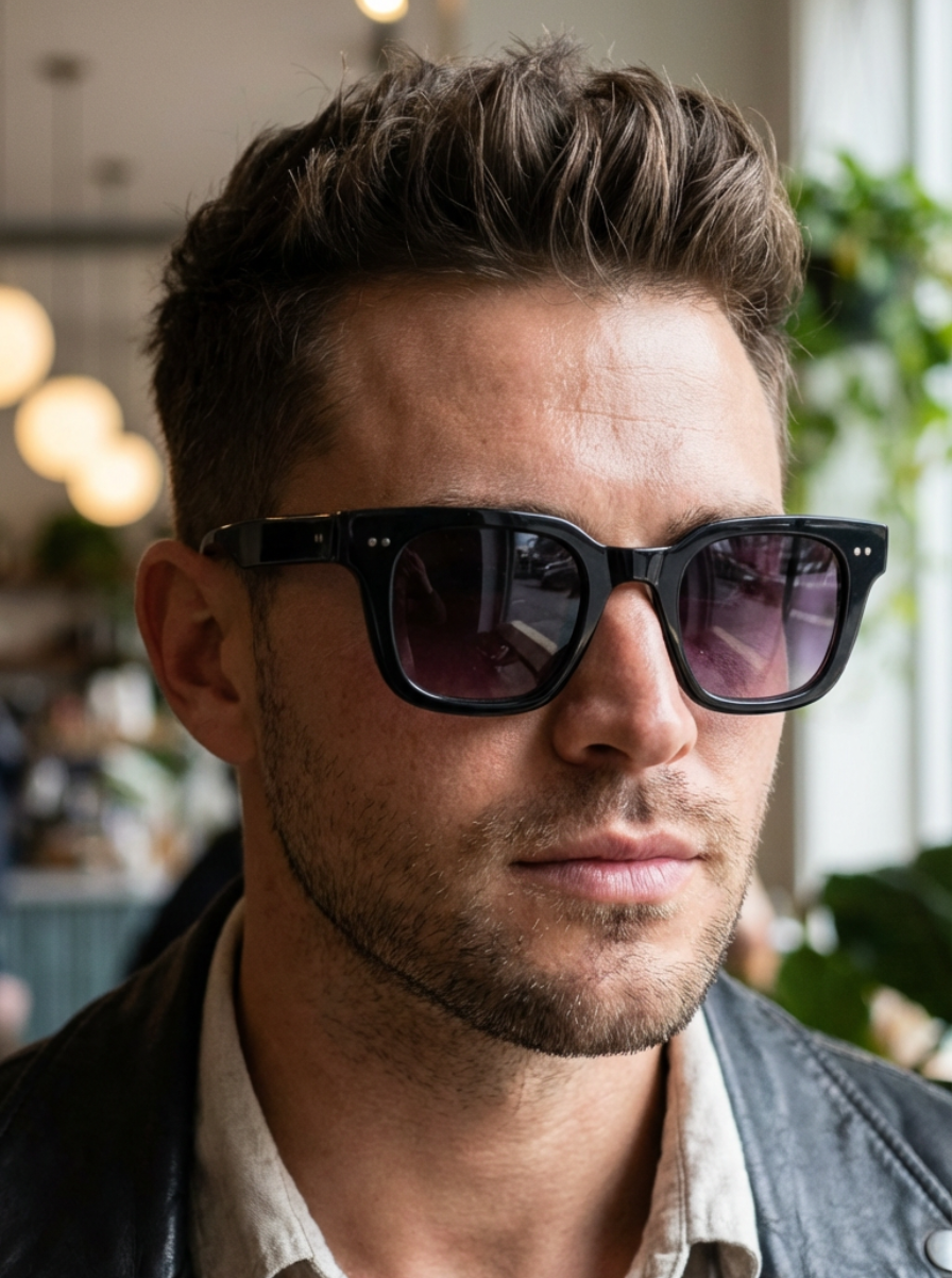 Boléro Verdene — Bold Square Sunglasses-20