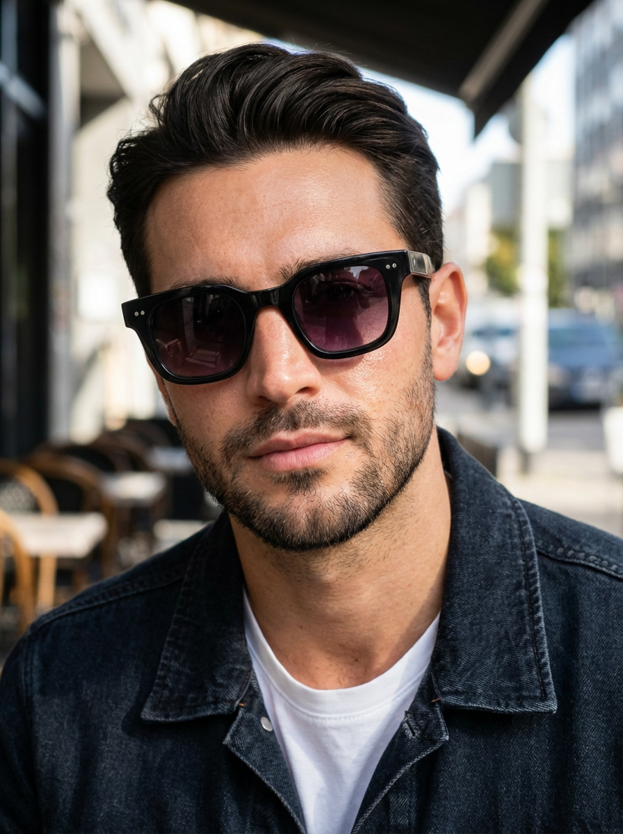 Boléro Verdene — Bold Square Sunglasses-19