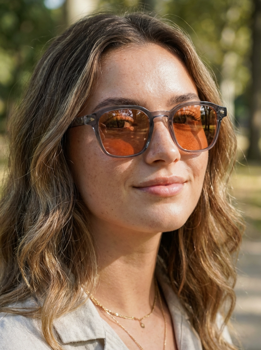 Boléro Ryan — Retro Square Keyhole Sunglasses-22