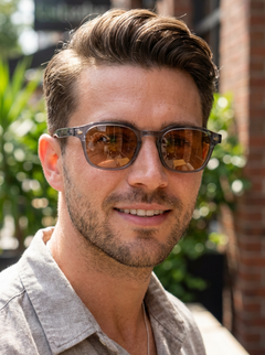 Boléro Ryan — Retro Square Keyhole Sunglasses-23