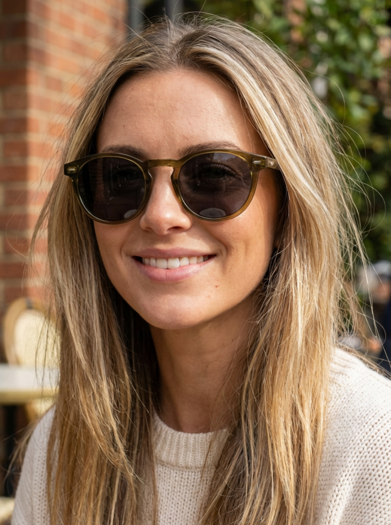 Boléro Briar — Round Keyhole Bridge Sunglasses-18