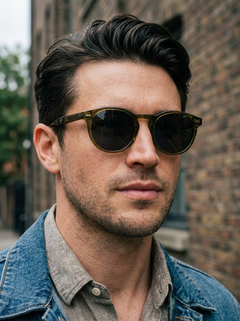 Boléro Briar — Round Keyhole Bridge Sunglasses-19