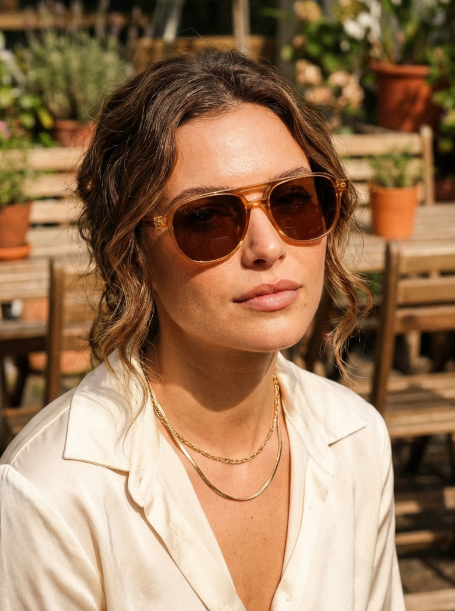 Boléro Zephyr — Retro Aviator Sunglasses-18