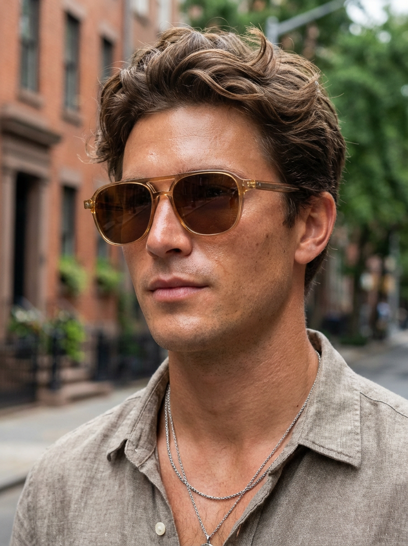Boléro Zephyr — Retro Aviator Sunglasses-19