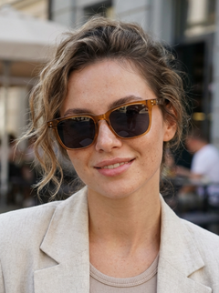Boléro Vale — Black Classic Square Sunglasses-18