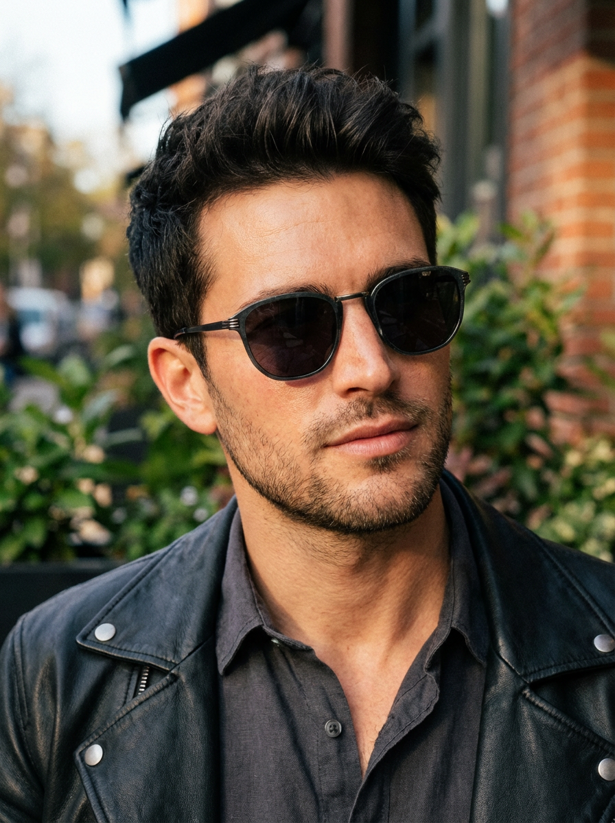 Boléro Roan — Retro Round Sunglasses-13
