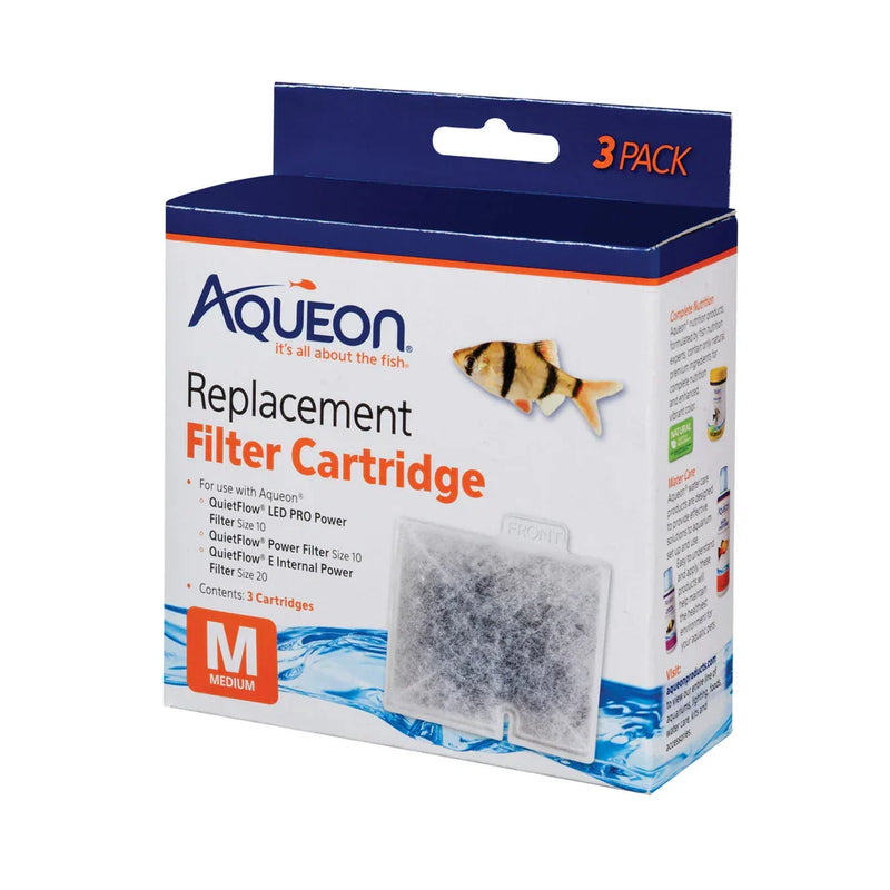 Aqueon Replacement Aquarium Filter Cartridges Medium 3pk-1