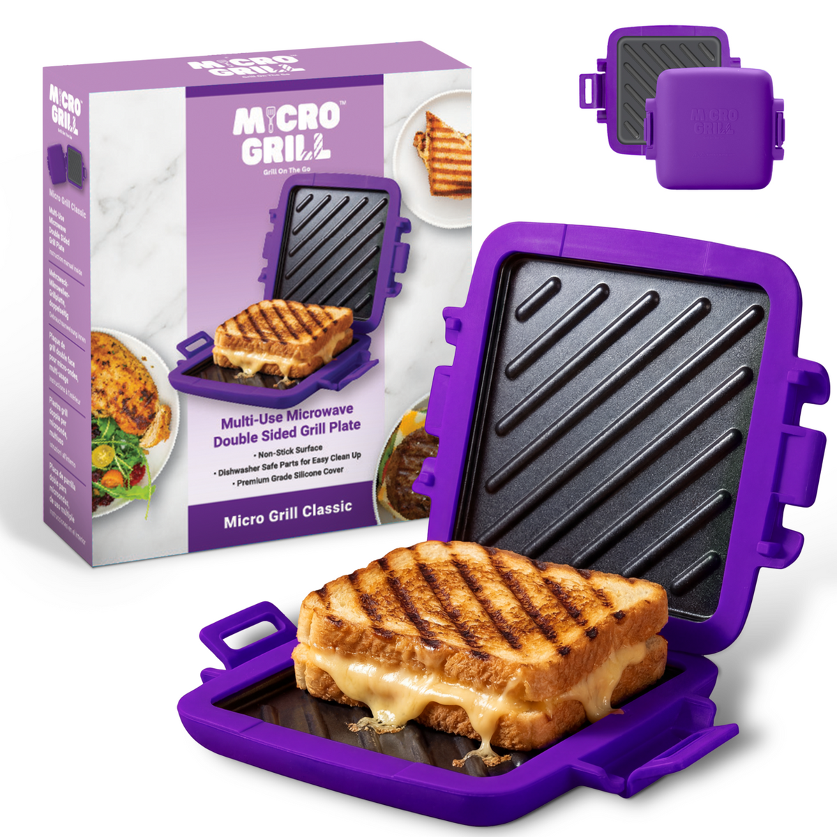 Micro Grill Classic™  - Microwave Sandwich Grill-3