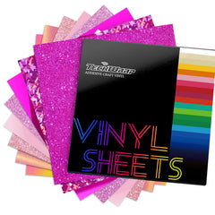 TeckWrap Assorted Color Tone Vinyl Sheets Packs (8 PCS) - Pink Tone-1