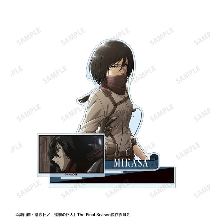 Attack on Titan Anime Merch - Mikasa Ackerman BIG Acrylic Stand w/Part-2