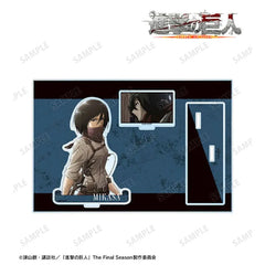 Attack on Titan Anime Merch - Mikasa Ackerman BIG Acrylic Stand w/Part-3
