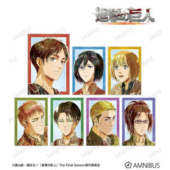 Attack on Titan Anime Merch - Trading Ani-Art Vol.2 Acrylic Card (1 Random)-1