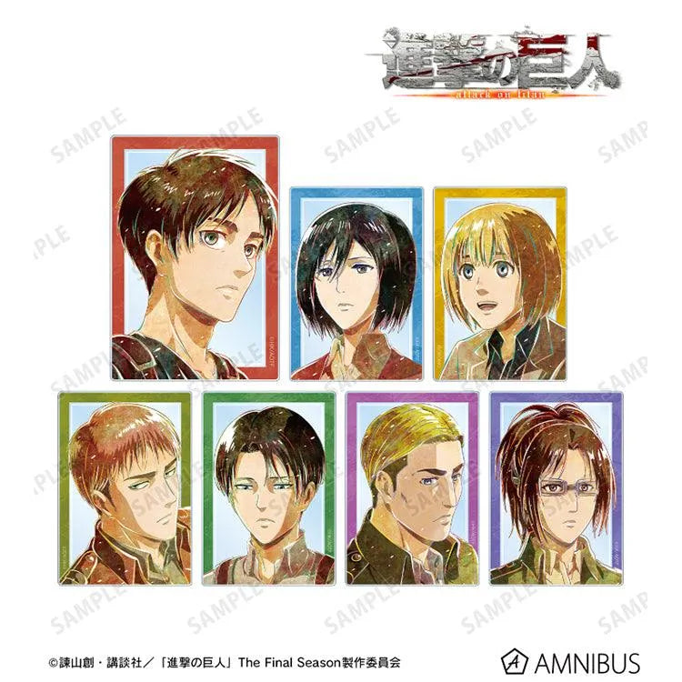 Attack on Titan Anime Merch - Trading Ani-Art Vol.2 Acrylic Card (1 Random)-1