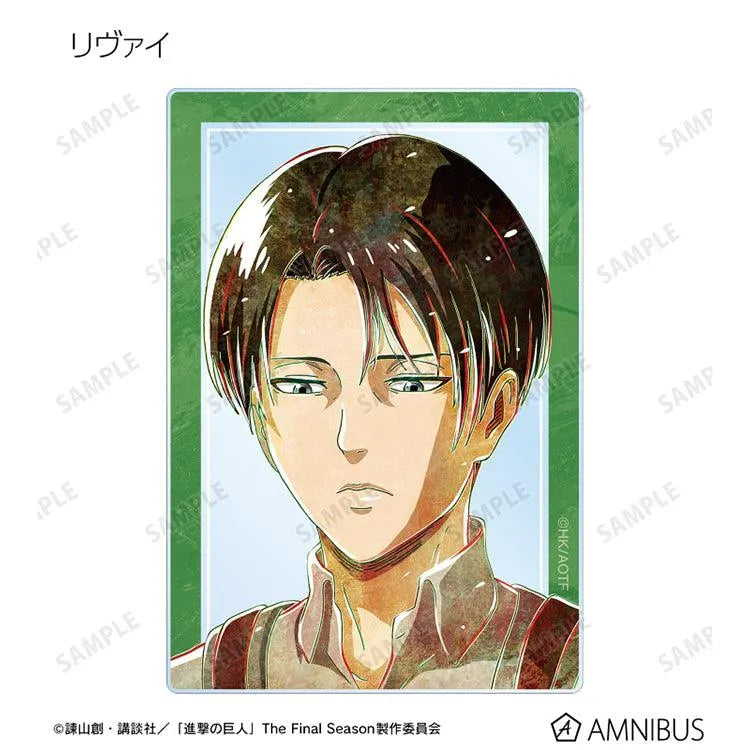 Attack on Titan Anime Merch - Trading Ani-Art Vol.2 Acrylic Card (1 Random)-6