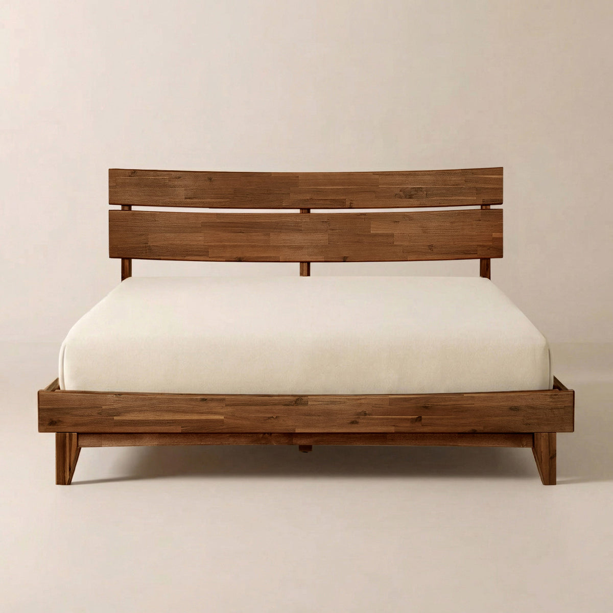 Aurora Solid Wood Bed Frame-1