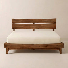 Aurora Solid Wood Bed Frame-1