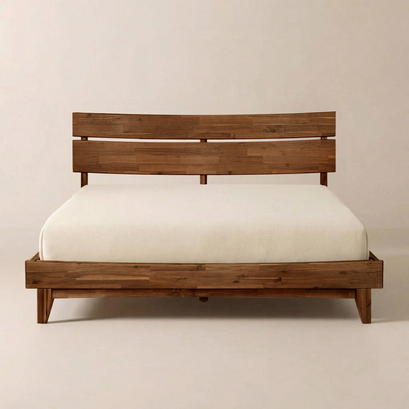 Aurora Solid Wood Bed Frame-1