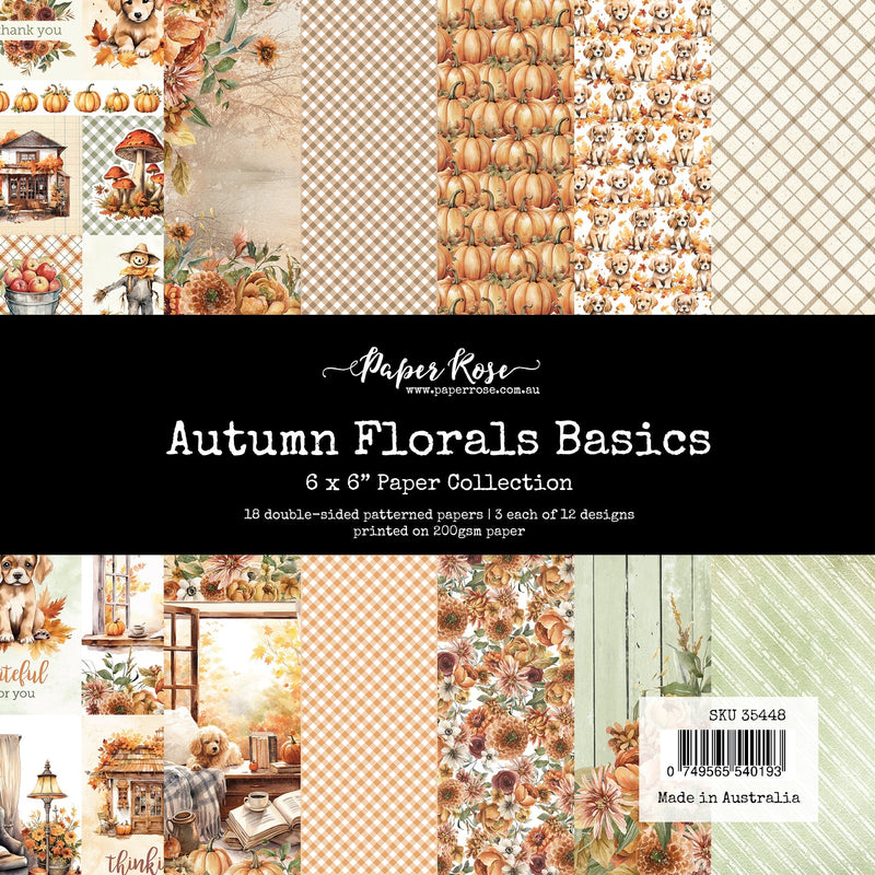 Autumn Florals Basics 6x6 Paper Collection 35448-1