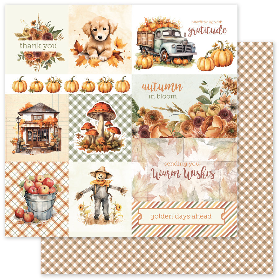 Autumn Florals Basics 12x12 Paper Collection 35451-2