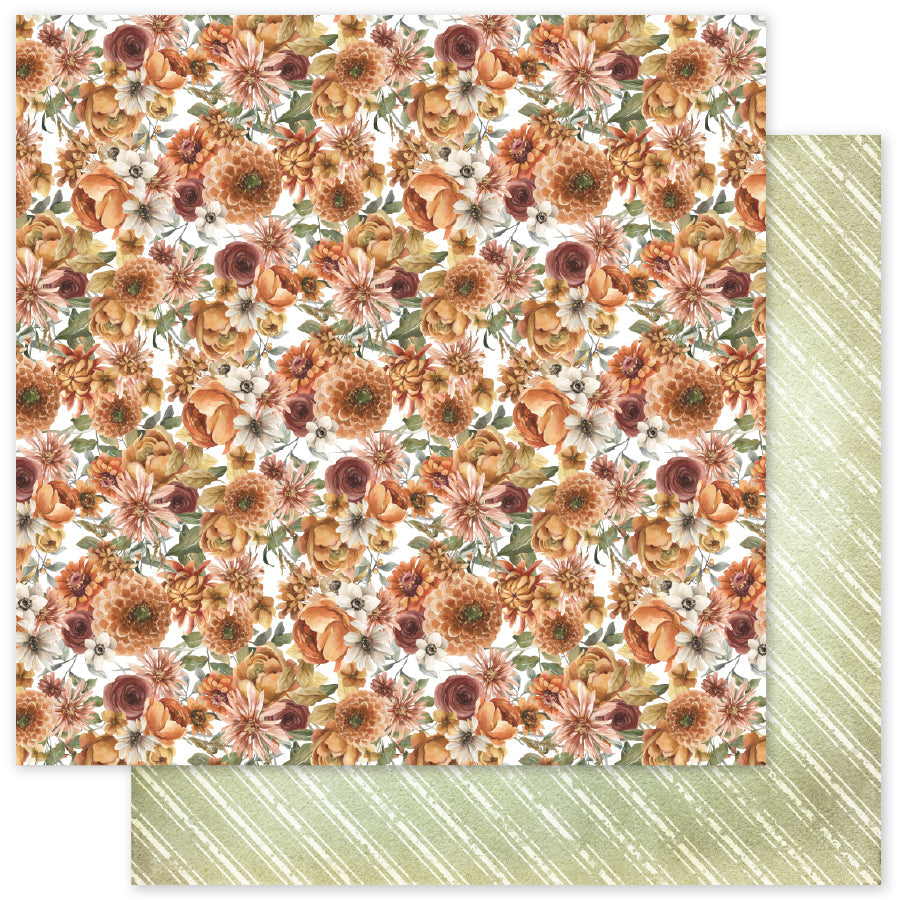 Autumn Florals Basics 12x12 Paper Collection 35451-4