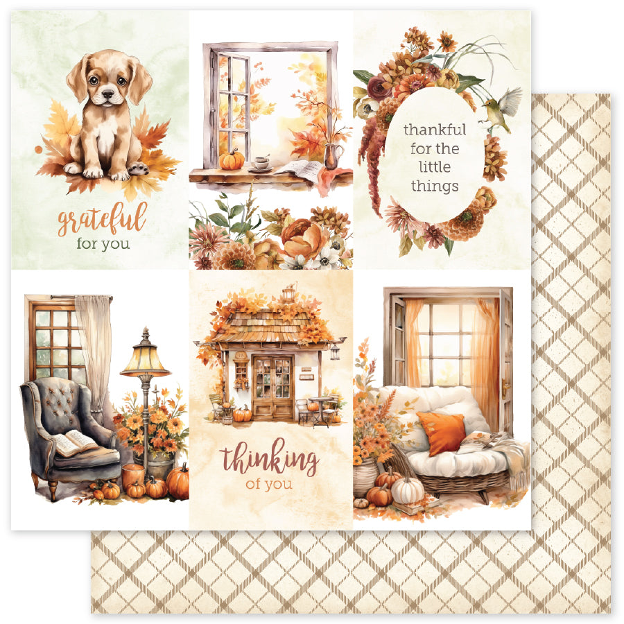 Autumn Florals Basics 12x12 Paper Collection 35451-6
