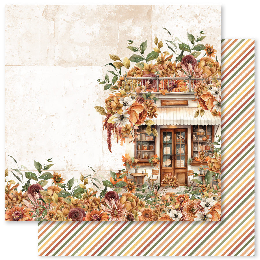 Autumn Florals D 12x12 Paper (12pc Bulk Pack) 32973-1