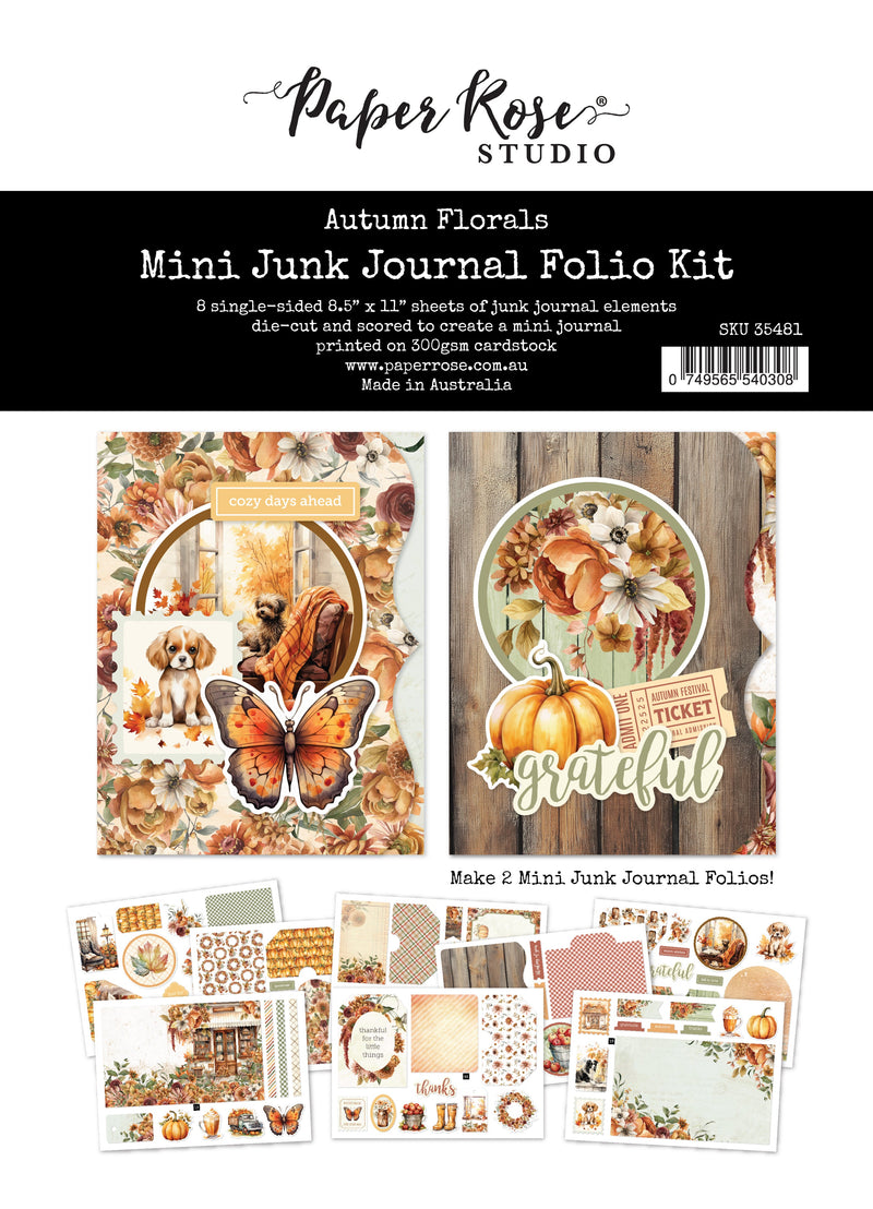 Autumn Florals Mini Folio Kit 35481-1