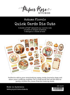 Autumn Florals Quick Card Die Cuts 35478-1