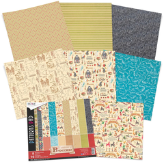 Ciao Bella Avventure Di Pinocchio Patterns Pad 12"x12" 8/Pkg-2
