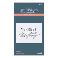 Merriest Christmas Press Plate from the BetterPress Christmas Collection-1