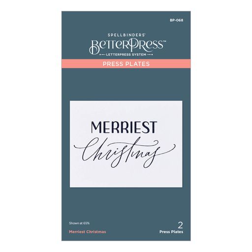 Merriest Christmas Press Plate from the BetterPress Christmas Collection-1