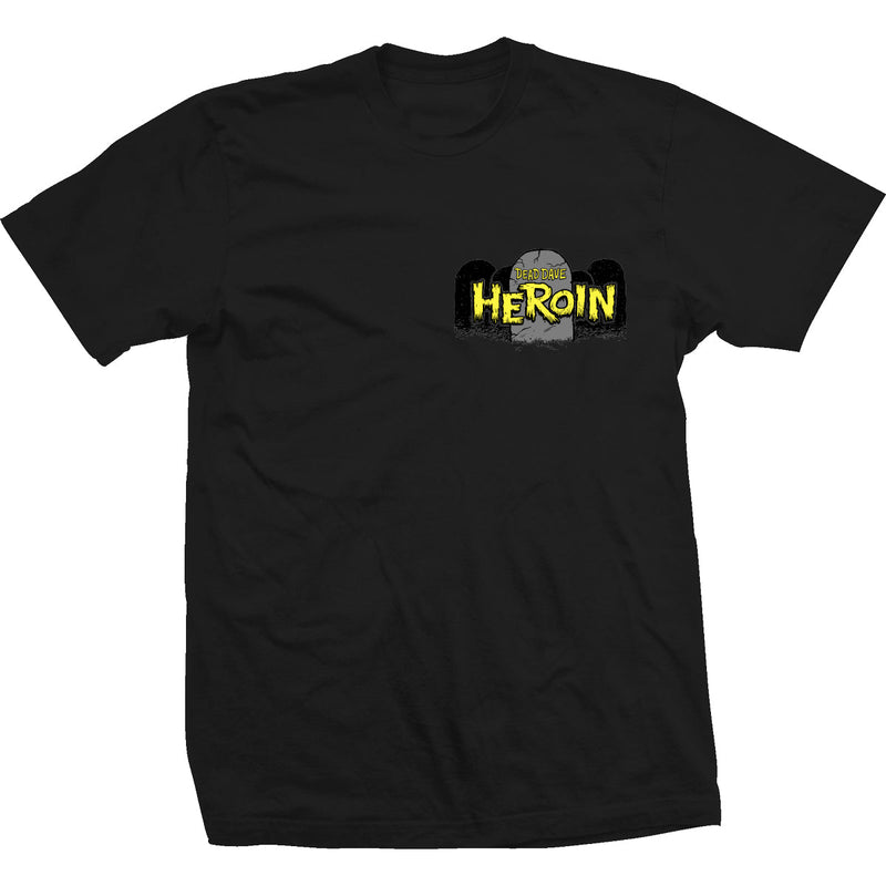 Heroin Skateboards 'Dead Dave' Tee - Black-1