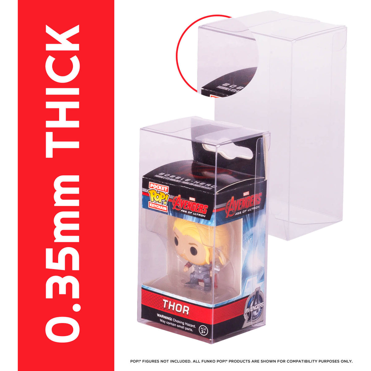 EVORETRO Funko Pop Keychain PET Protectors-5