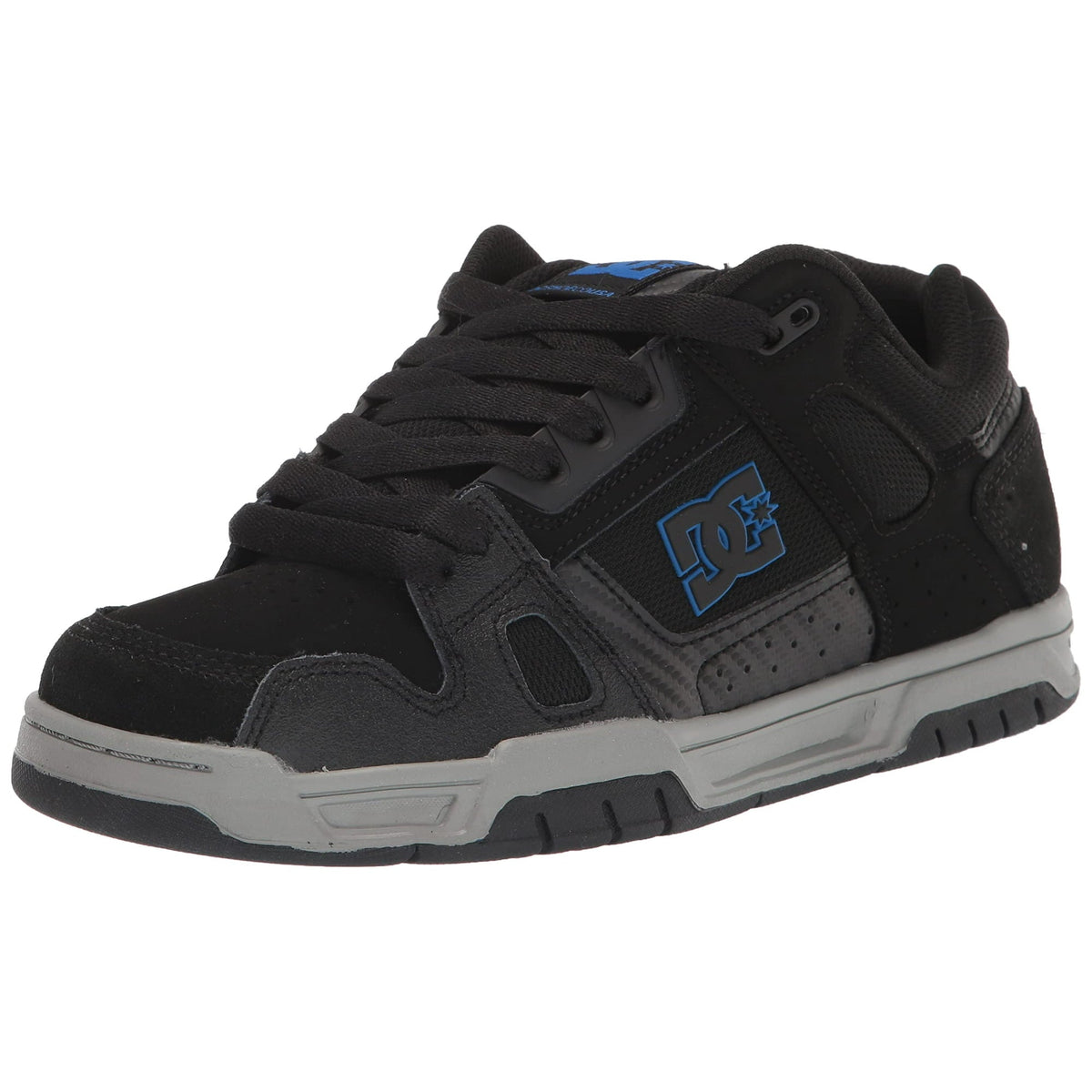 DC Shoes 'Stag' Shoes - Black/Grey/Blue-1