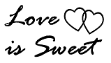 Frog's Whiskers Ink Stamp - Love Is Sweet-1