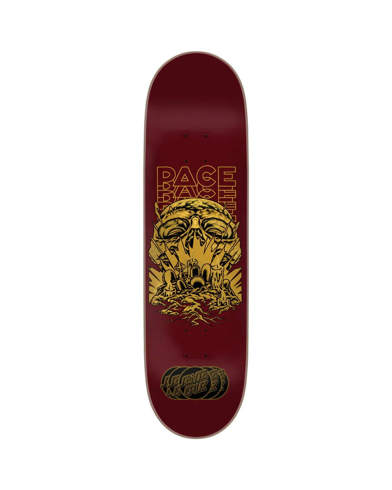 Santa Cruz 'Pace Occult' Deck - Maroon-1
