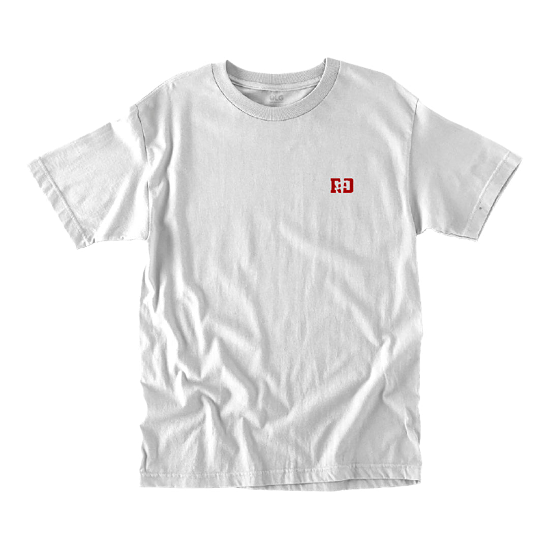Red Dragon 'RDV2' Tee - White-1