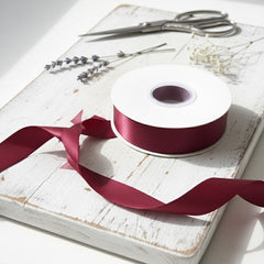 30 Meter Double Maroon #789 Ribbon Roll-1