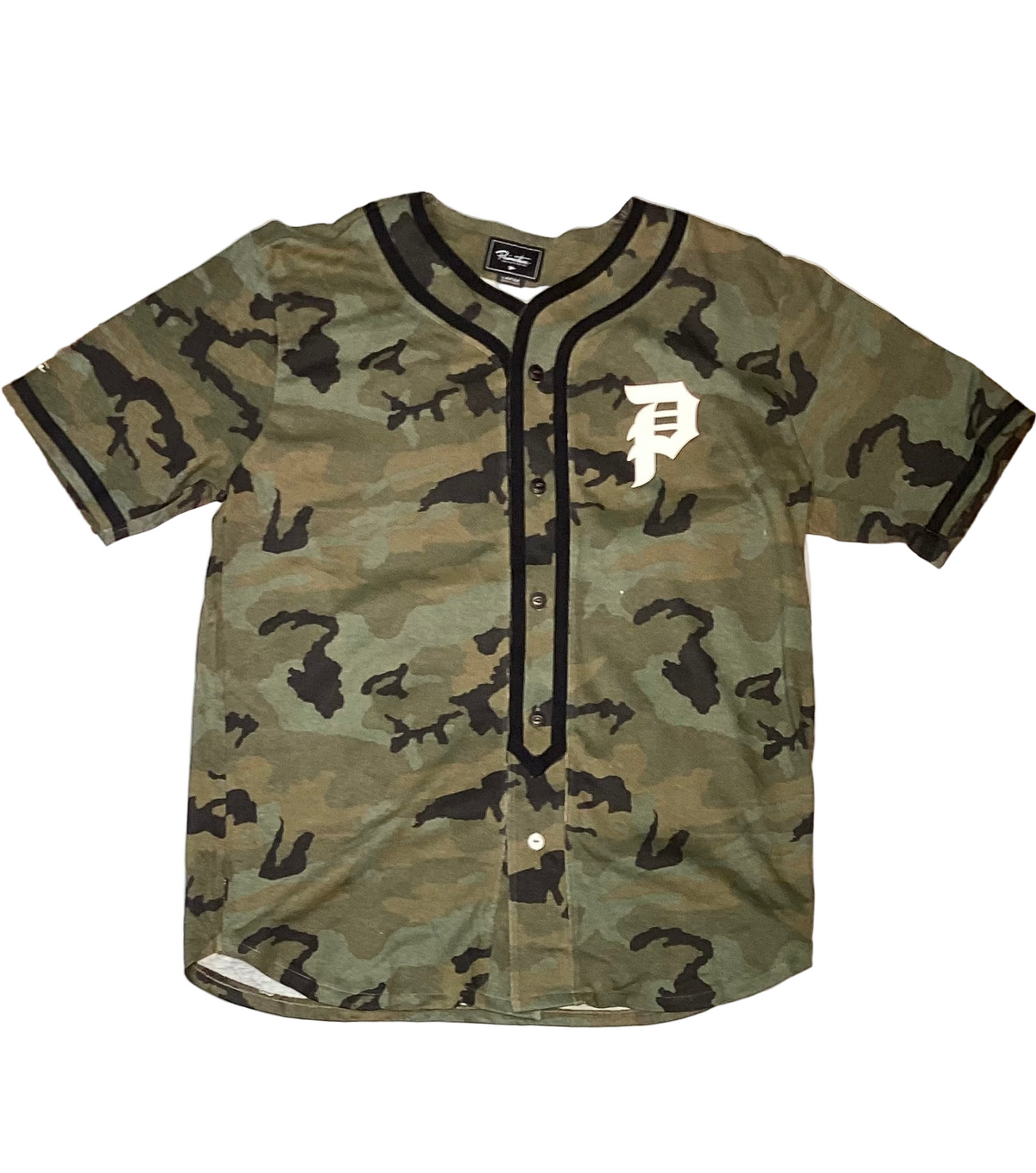 Primitive 'Dirty P' Baseball Shirt - Camo-1