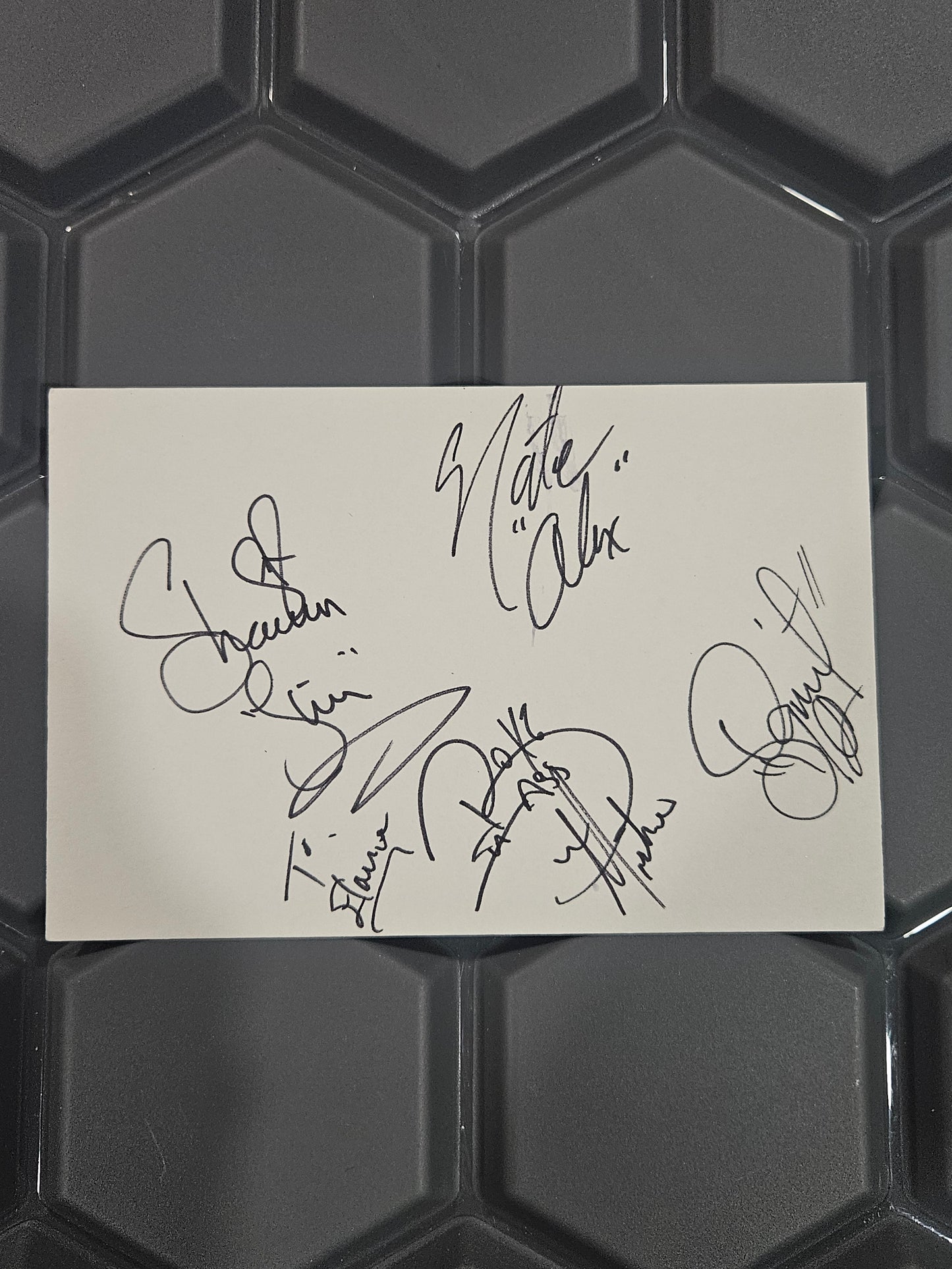 Boyz II Men Group Signed 4x6 Autograph Card with COA
