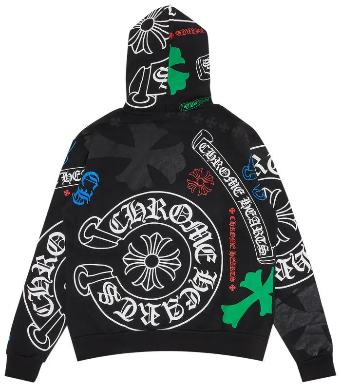 Chrome Hearts 'Stencil' Hoodie - Black-2