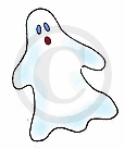 Frog's Whiskers Ink Stamp - Little Ghost-1