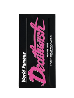 Deathwish 'Private Club' Sticker - Pink-1