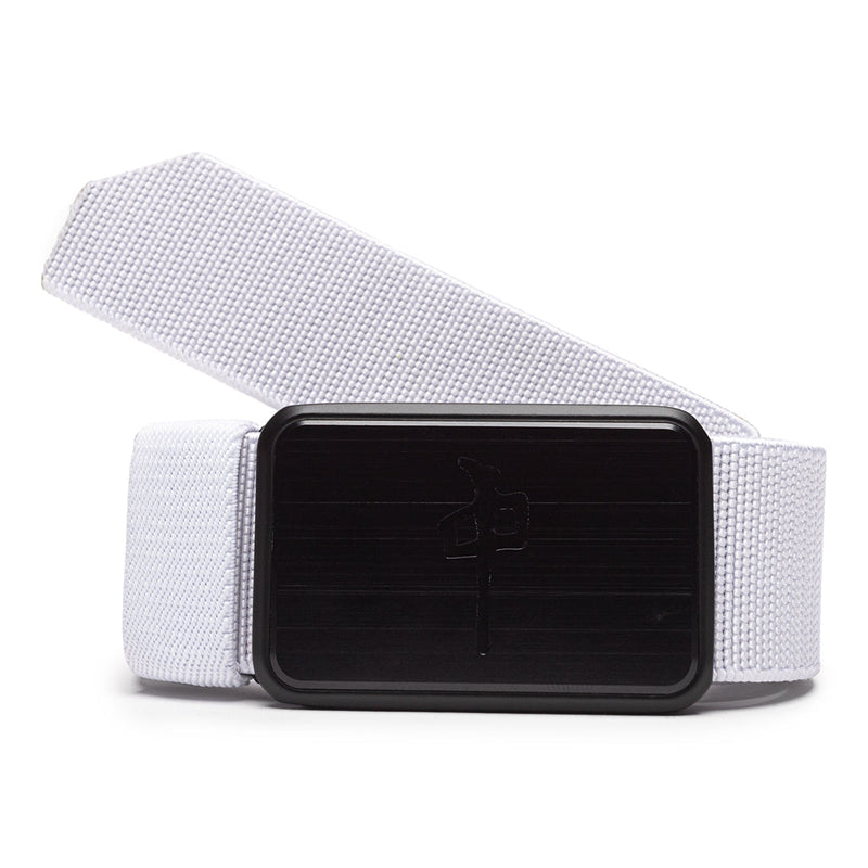 Red Dragon 'Elastic' Belt - White-1