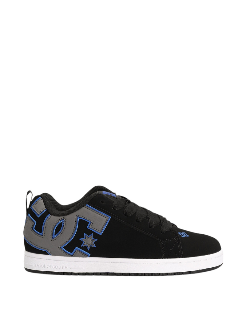 DC Shoes 'Court Graffik' Shoes - Black/Blue/Grey-1
