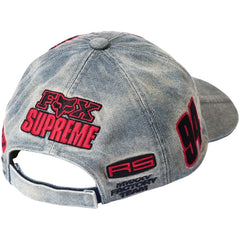Supreme x Fox Racing 6-Panel Cap - Denim-2