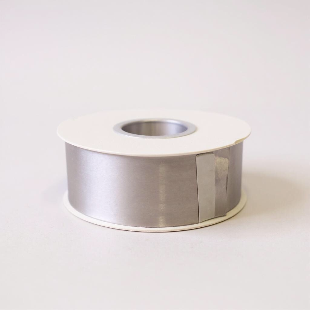 Satin Ribbon Double Face-Frosted Dove#818- 3.8 cm Wide