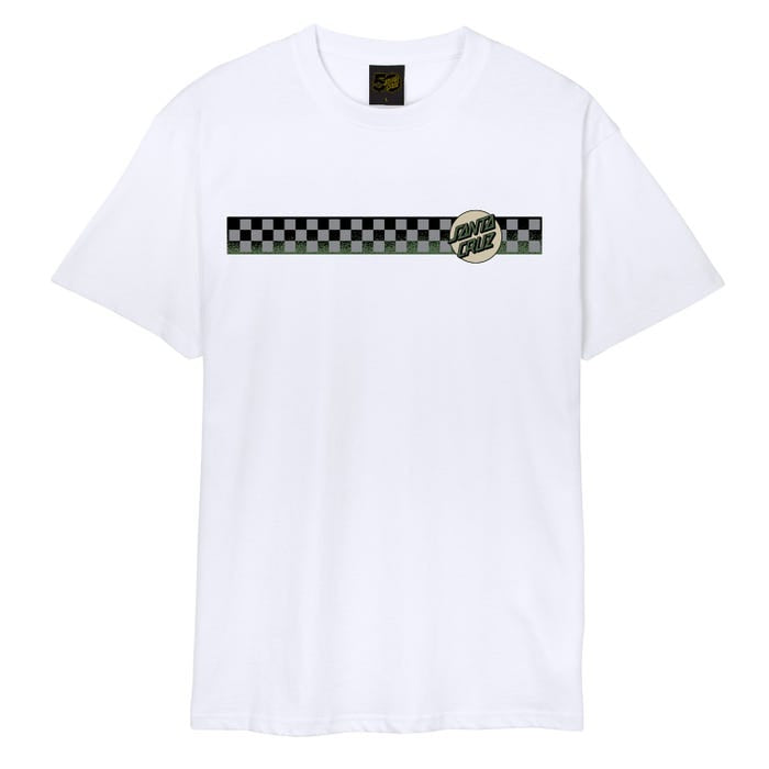 Santa Cruz 'Infinite Ridged Dot' Tee - White-1